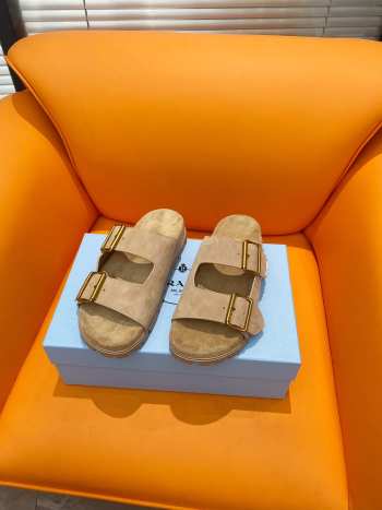 Prada sandal with two suede straps 02