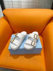 Prada sandal with two straps in white - 1