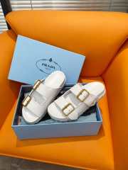 Prada sandal with two straps in white - 5