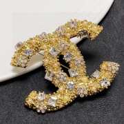 Chanel brooch golden pearl  - 1