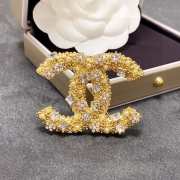 Chanel brooch golden pearl  - 2