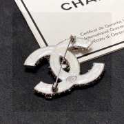 Chanel brooch silver pearl - 5