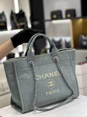 Chanel Denim Deauville Tote Bag 32cm - 4