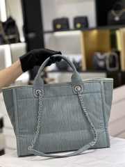 Chanel Denim Deauville Tote Bag 32cm - 2