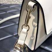 Valentino Small Vsling calfskin handbag white with jewel handle 22x17x9cm - 6