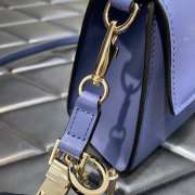 Valentino Small Vsling calfskin handbag blue with jewel handle 22x17x9cm - 2