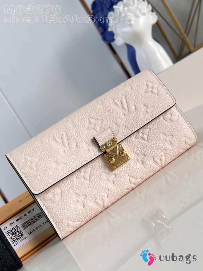 Louis Vuitton M83276 Sarah Wallet In Creme 19x11x3cm - 1