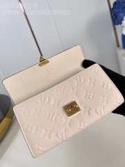 Louis Vuitton M83276 Sarah Wallet In Creme 19x11x3cm - 2