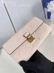 Louis Vuitton M83276 Sarah Wallet In Creme 19x11x3cm - 3