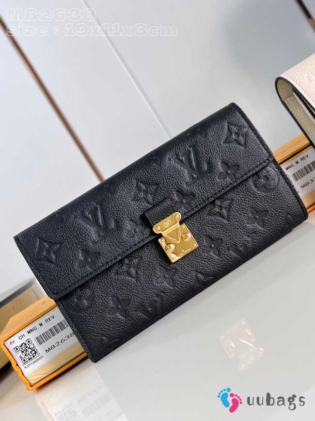 Louis Vuitton M83276 Sarah Wallet In Black 19x11x3cm - 1