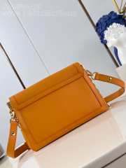 Louis Vuitton M25050 Dauphine Soft MM Orange Bag 24x17x9cm - 4