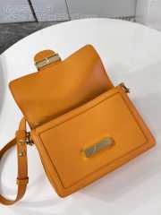 Louis Vuitton M25050 Dauphine Soft MM Orange Bag 24x17x9cm - 3