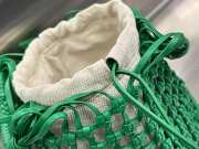 Bottega Veneta Intrecciato Leather Macrame Tote Bag Green 20x20x23cm - 6