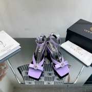 Versace high heel in purple 6.5cm - 6