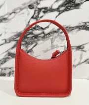 Fendi mini Fendessence ice white Selleria bag in red 27x7x20.5cm - 6