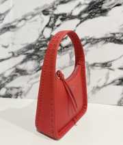 Fendi mini Fendessence ice white Selleria bag in red 27x7x20.5cm - 5