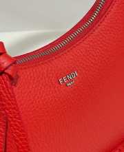 Fendi mini Fendessence ice white Selleria bag in red 27x7x20.5cm - 2