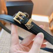 Prada Saffiano Black Belt 2cm - 6