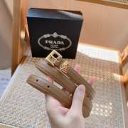 Prada Saffiano Brown Belt 2cm - 4