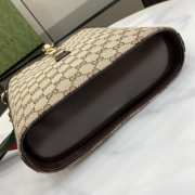 Gucci bucket bag with GG canvas bag in brown/beige 21.5x26.5x8cm - 4