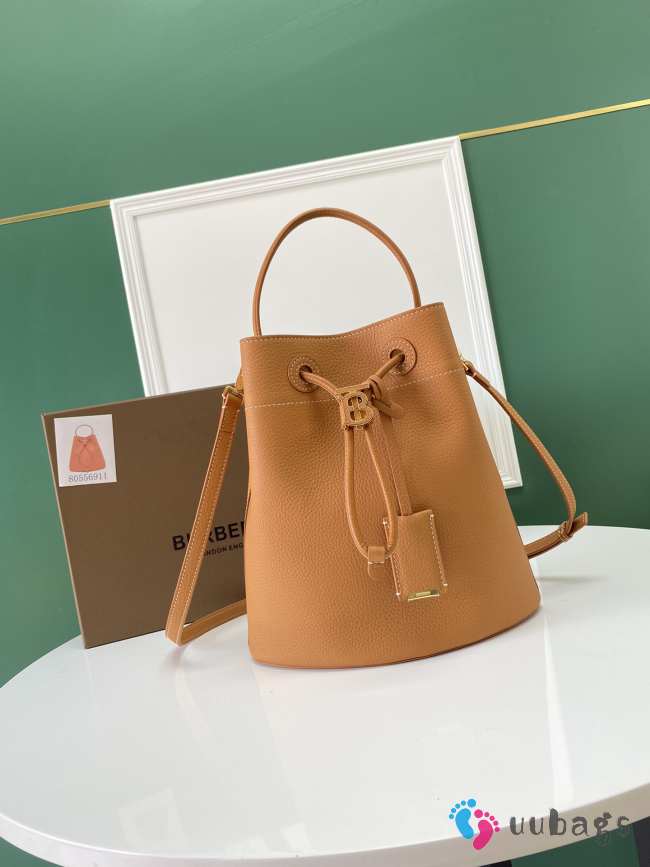 Burberry Brown Mini TB Bucket Bag 16x26x26cm - 1