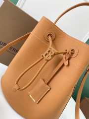 Burberry Brown Mini TB Bucket Bag 16x26x26cm - 3