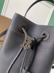 Burberry Black Mini TB Bucket Bag 16x26x26cm - 4