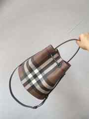 Burberry Brown Beige Mini TB Bucket Bag 16x26x26cm - 5