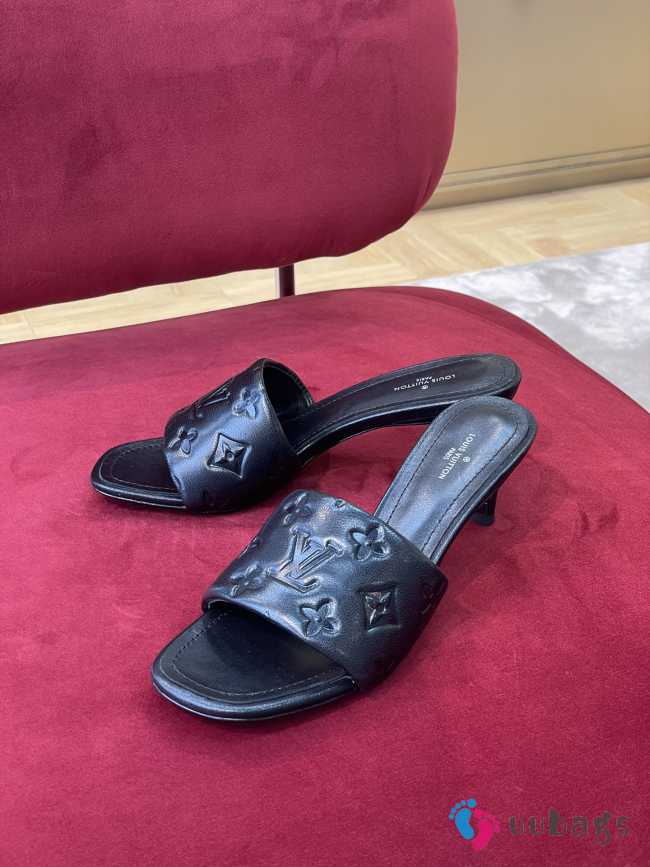 Louis Vuitton 1ACM4Z Neo Revival Mules In Black 4.5cm/8cm - 1