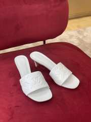 Louis Vuitton 1ACM4Z Neo Revival Mules In White 4.5cm/8cm - 5