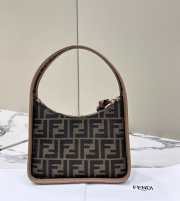 Fendi Fendessence Brown FF fabric mini bag 27x20.5x7cm - 5