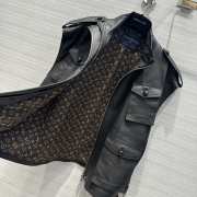 Louis Vuitton 1AFEC5 Sleeveless Leather Safari Jacket - 2