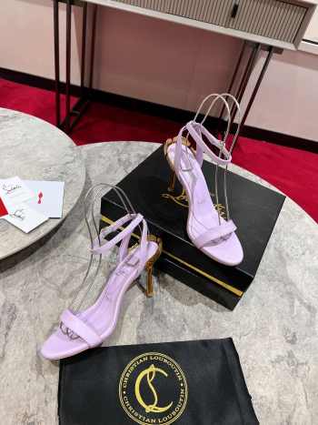 Christian Louboutin Ginko Girl 85mm sandal heels in purple