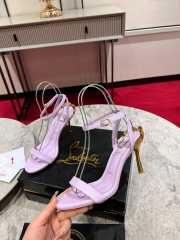 Christian Louboutin Ginko Girl 85mm sandal heels in purple - 5