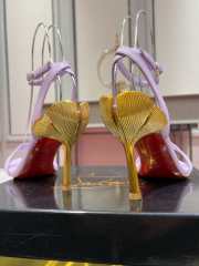 Christian Louboutin Ginko Girl 85mm sandal heels in purple - 4