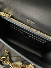 Tom Ford Bag embossed with TF logo in black 16x10x4cm - 2