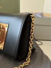 Tom Ford Black Leather Natalia Wristlet Clutch Bag 21.5x11.5x8cm - 4