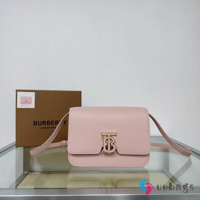 Burberry Mini TB bag grainy calf leather pink 21x6x16cm - 1