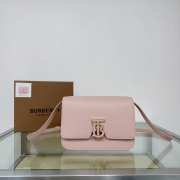 Burberry Mini TB bag grainy calf leather pink 21x6x16cm - 1