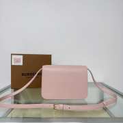 Burberry Mini TB bag grainy calf leather pink 21x6x16cm - 4