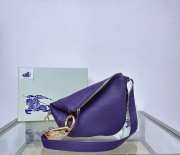 Burberry small Knight bag in purple 24x8x23cm - 1