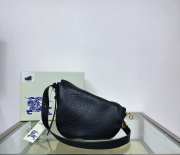 Burberry small Knight bag in black 24x8x23cm - 6