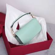 Valentino Garavani Locò small shoulder bag in morning dew calfskin 20x11x5cm - 6