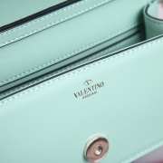 Valentino Garavani Locò small shoulder bag in morning dew calfskin 20x11x5cm - 5