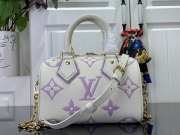 Louis Vuitton M46906 Speedy Bandoulière Bag In Purple 20.5x13.5x12cm - 3