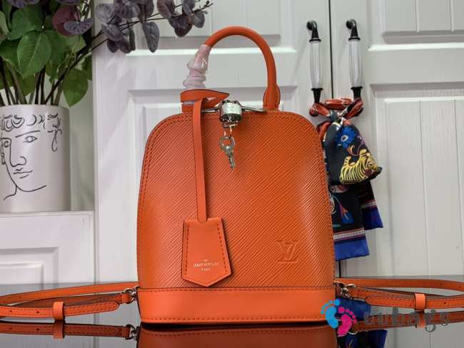 Louis Vuitton M25103 Alma Backpack In Orange 15x20x10cm - 1