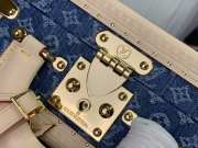 Louis Vuitton M24161 Remix Petite Valise Denim Blue 22.5x17.5x11cm - 3