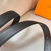 Hermes H Speed belt buckle & Reversible leather black width 32mm - 4