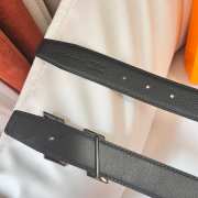 Hermes H Speed belt buckle & Reversible leather black width 32mm - 3