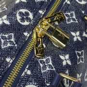 Louis Vuitton M22923 Keepall Bandoulière Bag In Blue/ White 45x27x20cm - 2